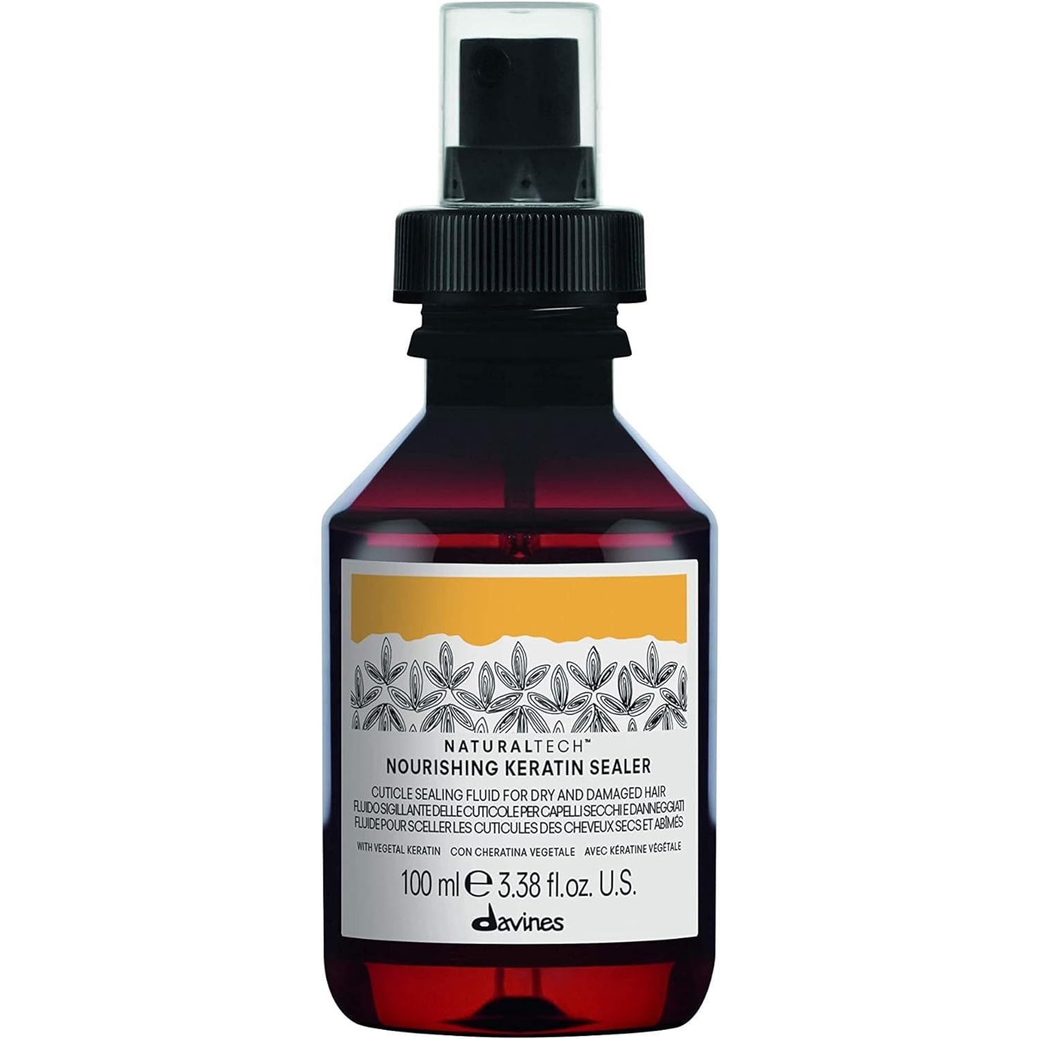 FLUIDO NUTRITIVO SIN ENJUAGUE DAVINES NOURISHING KERATIN SEALER 100ML