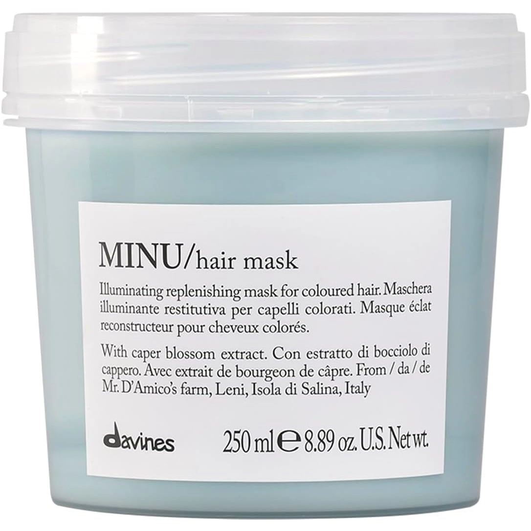 MASCARILLA ILUMINADORA PARA CABELLO TEÑIDO DAVINES MINU 250ML