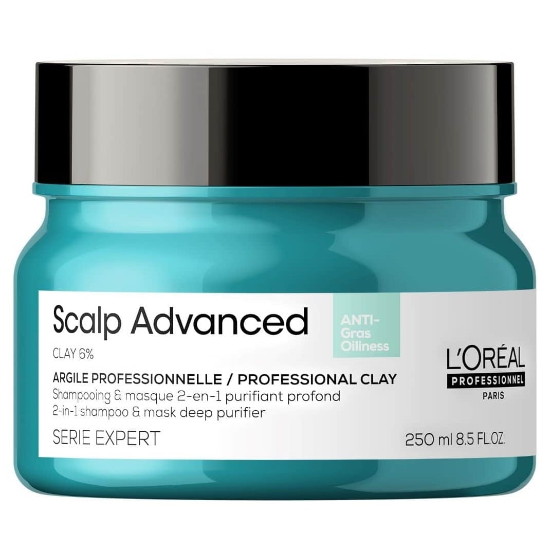 MASCARILLA ANTIGRASA PARA CABELLO GRASO LOREAL SCALP ADVANCED