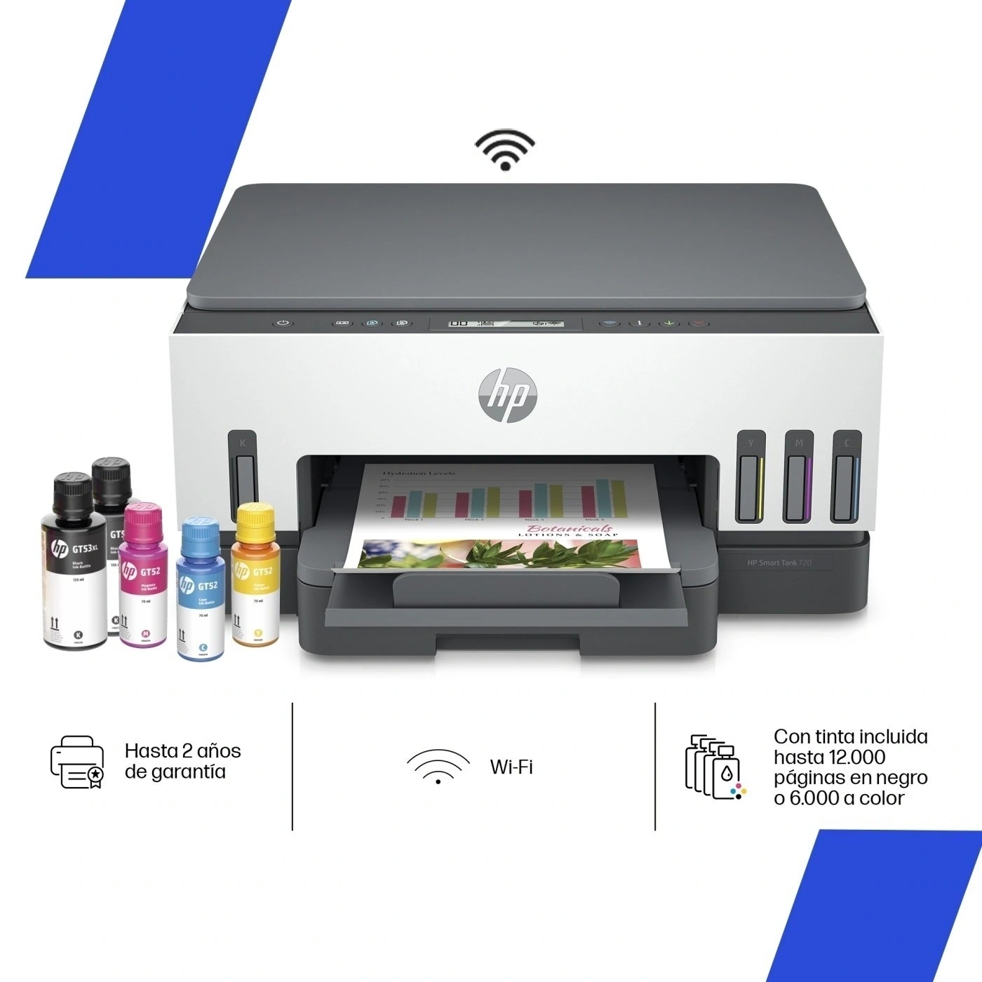 IMPRESORA MULTIFUNCIONAL HP SMART TANK 720