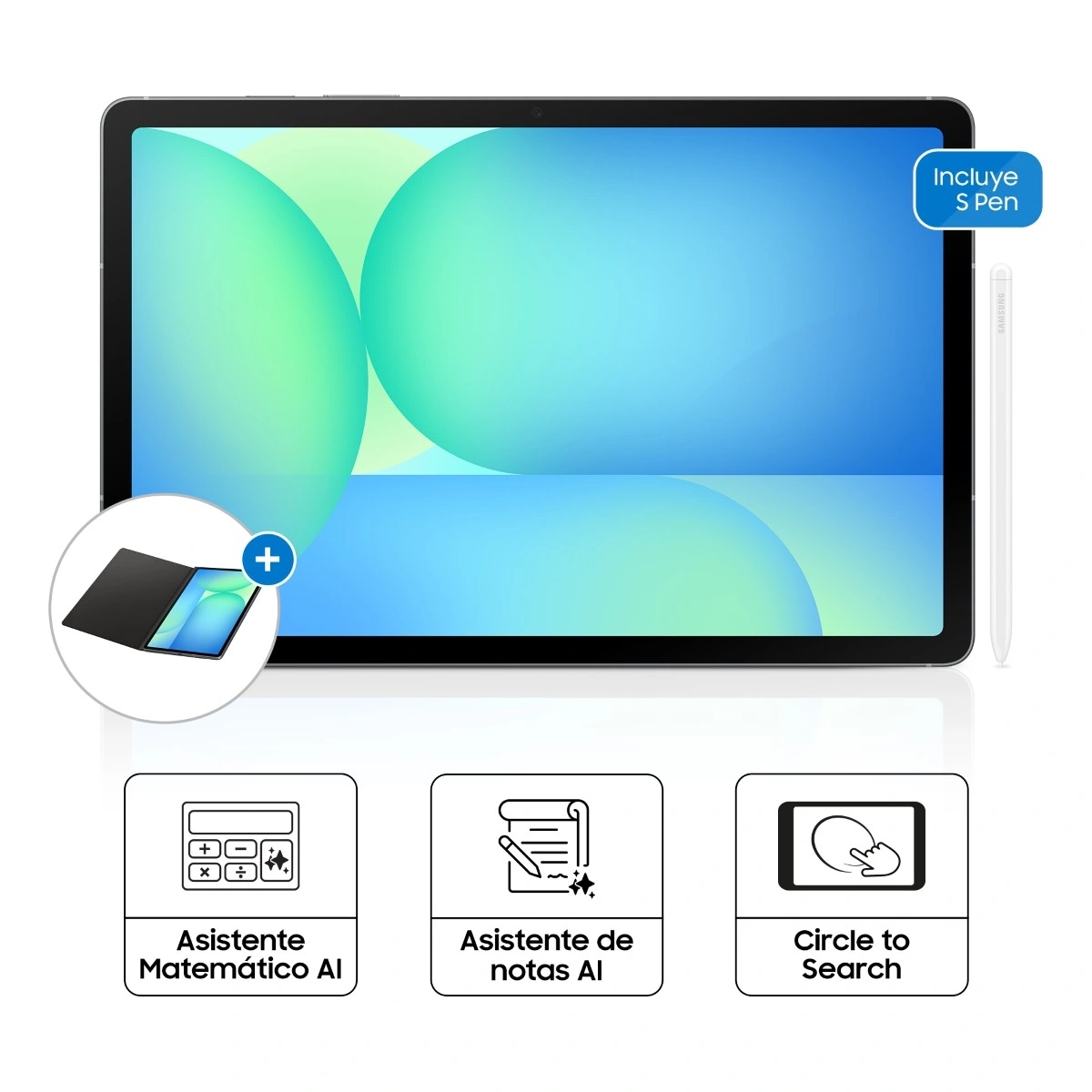 TABLET SAMSUNG GALAXY TAB S10 FE 128GB + COVER