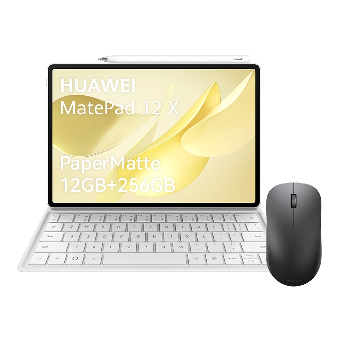 MatePad 12X 12+256 Blanco + Lapiz + Teclado + Mouse