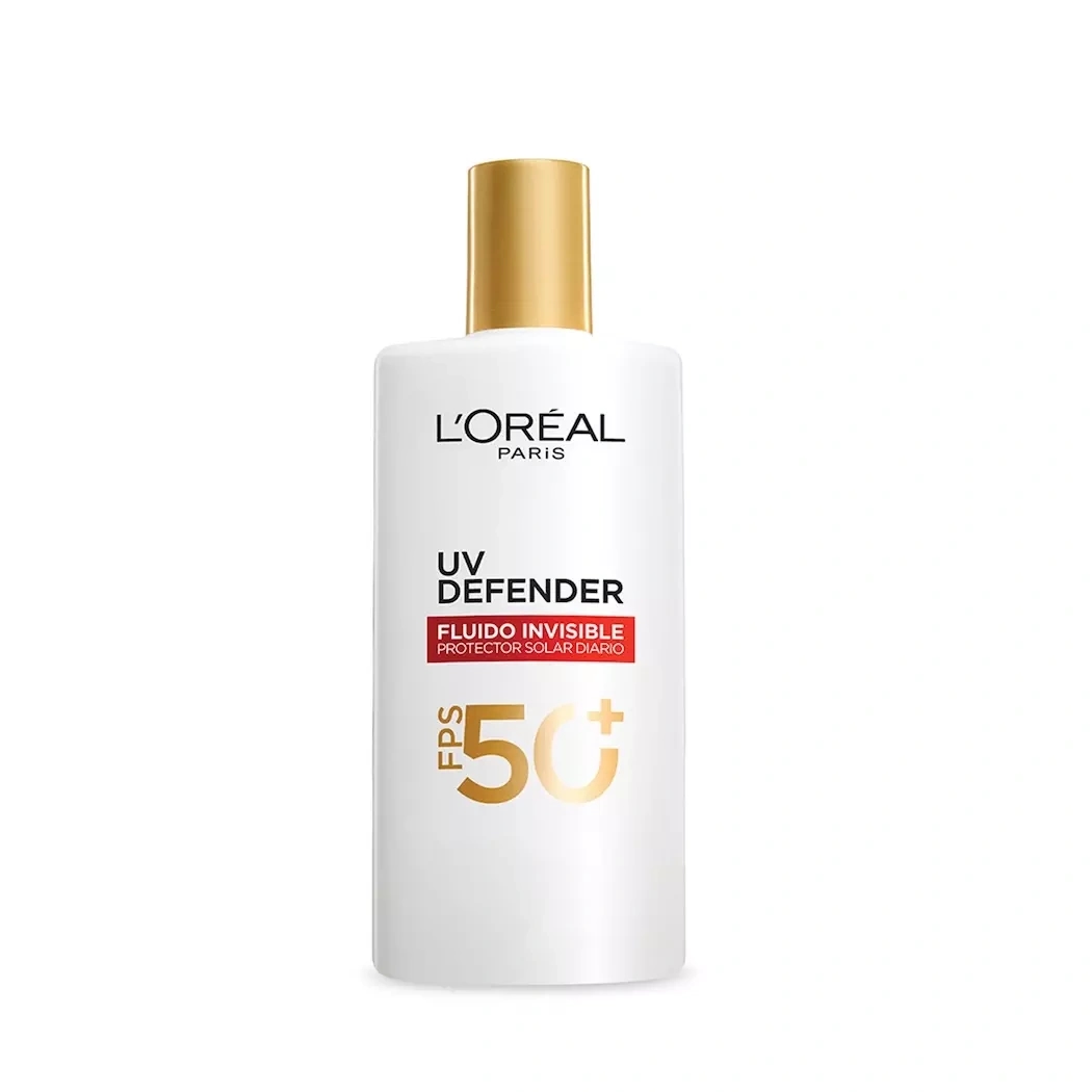CREMA L'OREAL PARÍS UV DEFENDER FLUIDO SIN COLOR FPS50 40ML