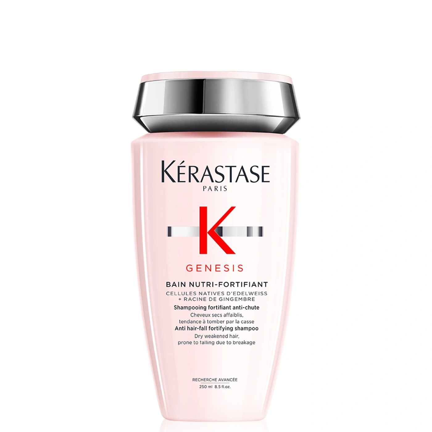 SHAMPOO PARA CABELLO NORMAL A SECO CON TENDENCIA A LA CAÍDA POR CEPILLADO BAIN NUTRI-FORTIFIANT GENESIS 250ML