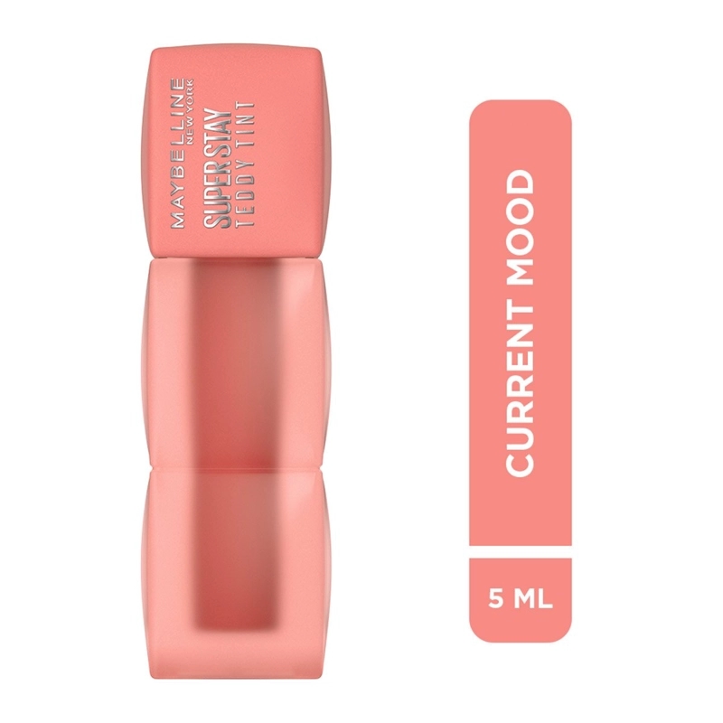 TINTA DE LABIOS MAYBELLINE SUPER STAY TEDDY TINT CURRENT MOOD 5 ML