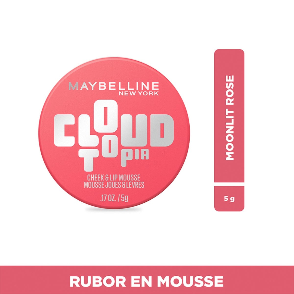 RUBOR MOUSSE MAYBELLINE CLOUDTOPIA MOONLIT ROSE