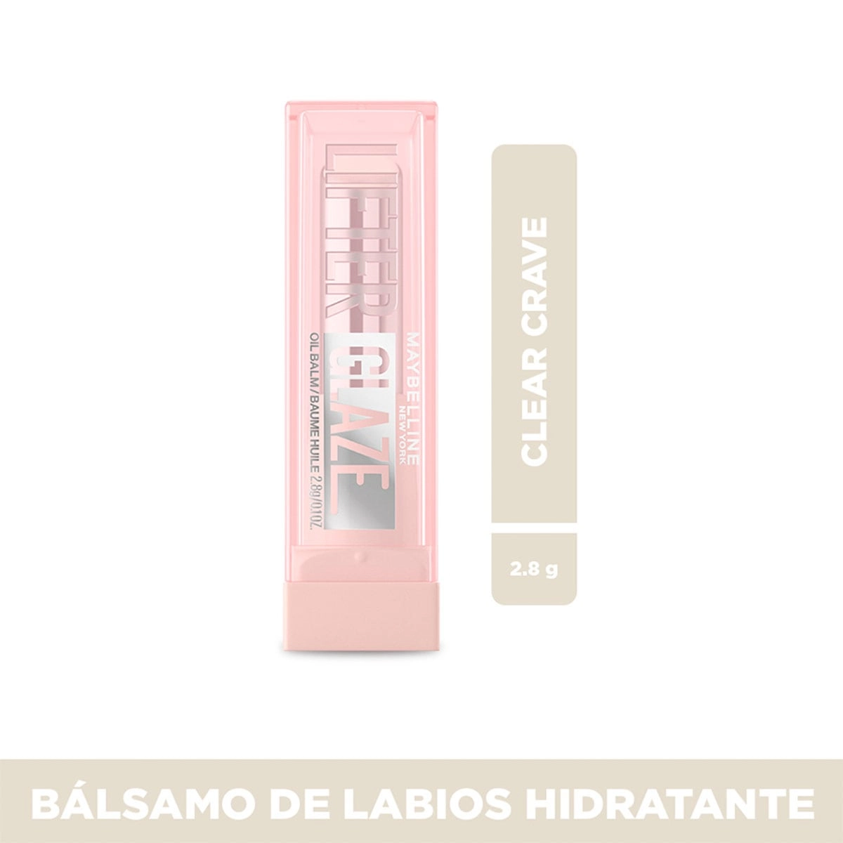 BÁLSAMO LABIAL MAYBELLINE LIFTER GLAZE CLEAR CRAVE
