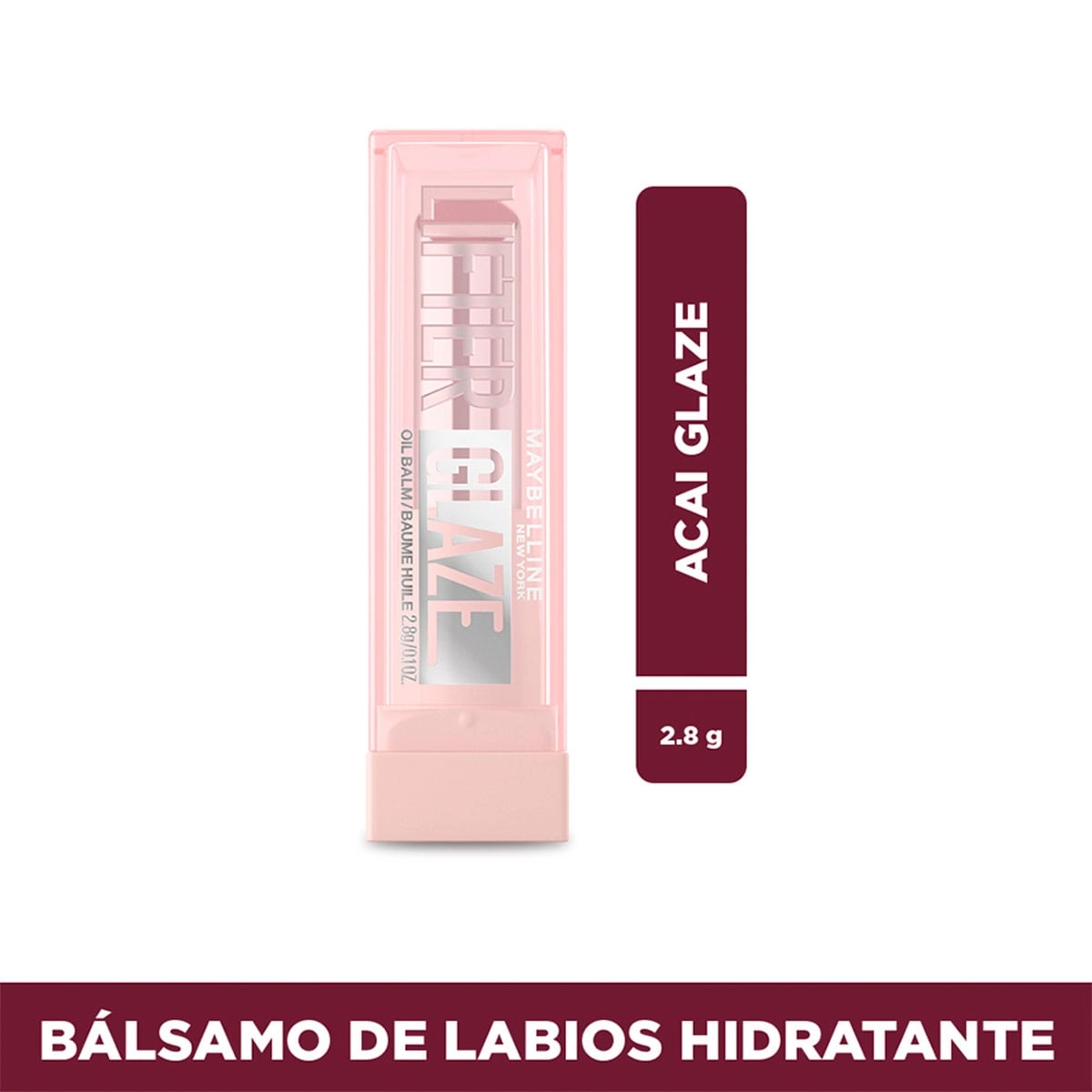 BÁLSAMO LABIAL MAYBELLINE LIFTER GLAZE ACAI GLAZE