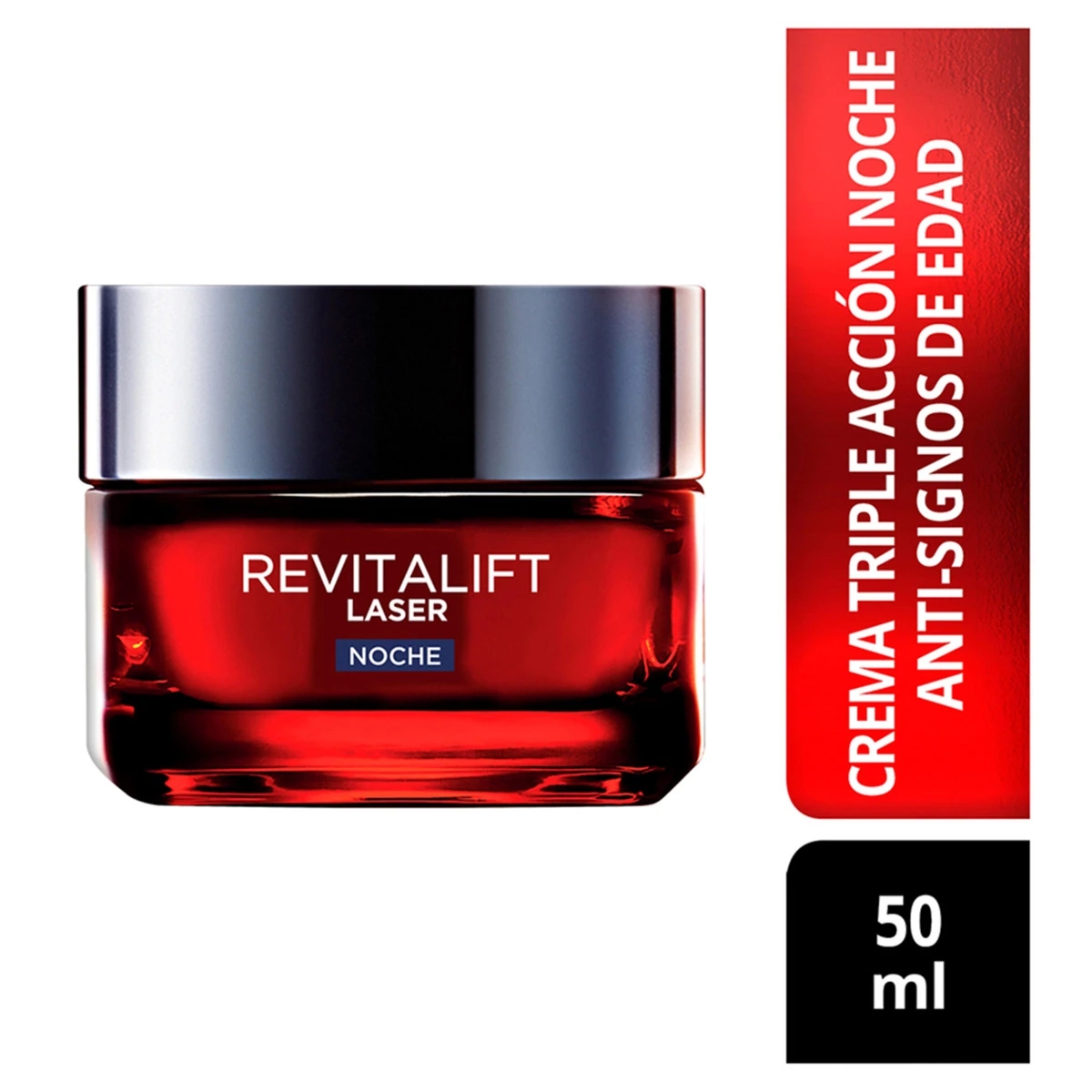CREMA NOCHE ANTIARRUGAS LOREAL PARIS LASER TRIPLE ACCIÓN