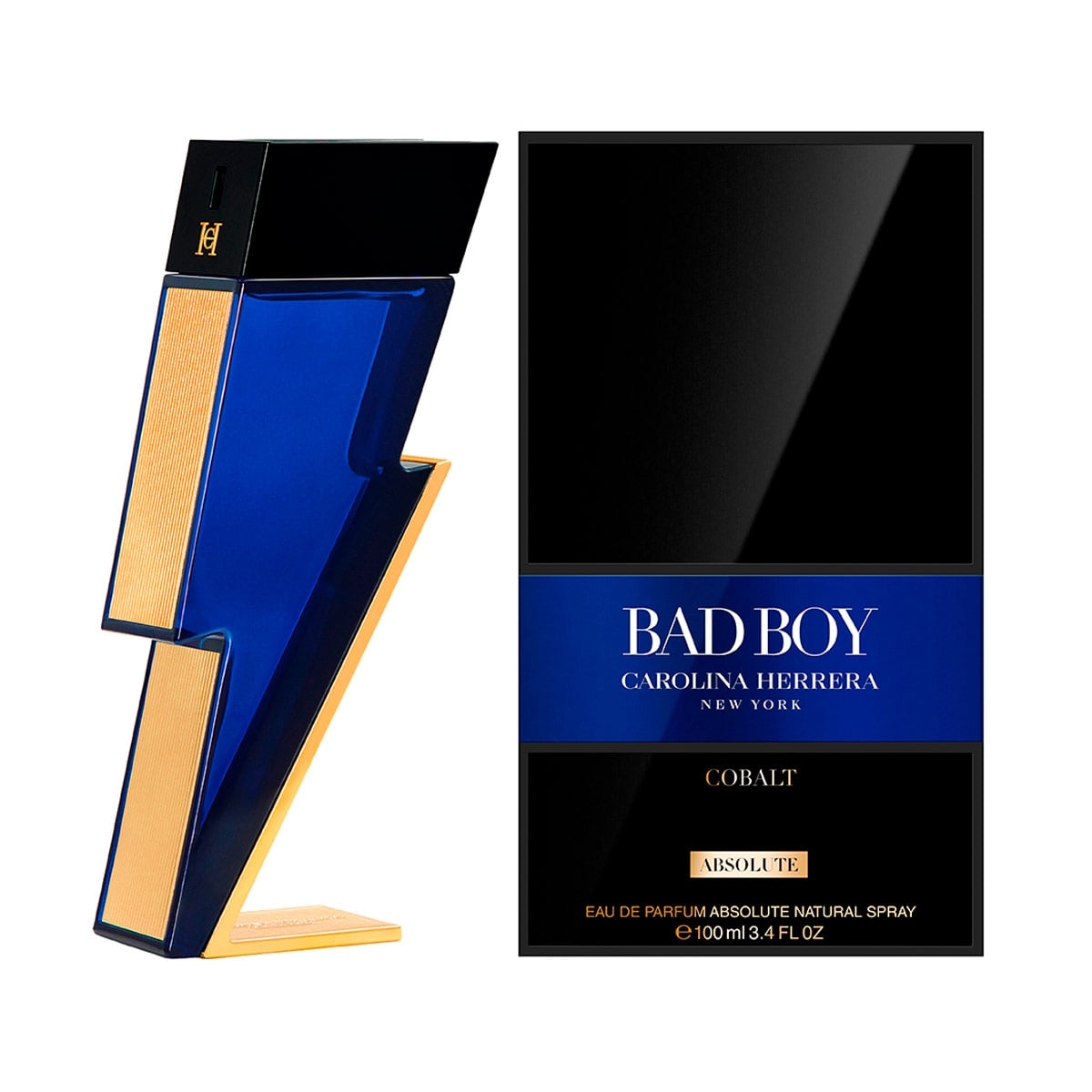 PERFUME CAROLINA HERRERA BAD BOY COBALT ABSOLUTE HOMBRE EDP 100ML