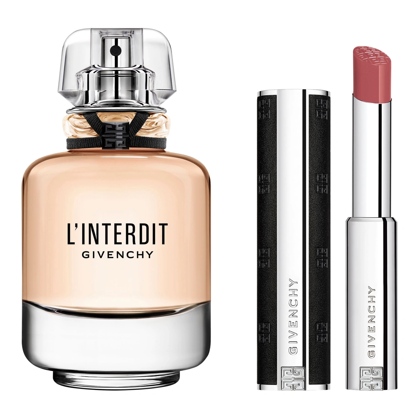 SET PERFUME GIVENCHY L'INTERDIT MUJER EDP 80 ML + LABIAL LE ROUGE SATIN