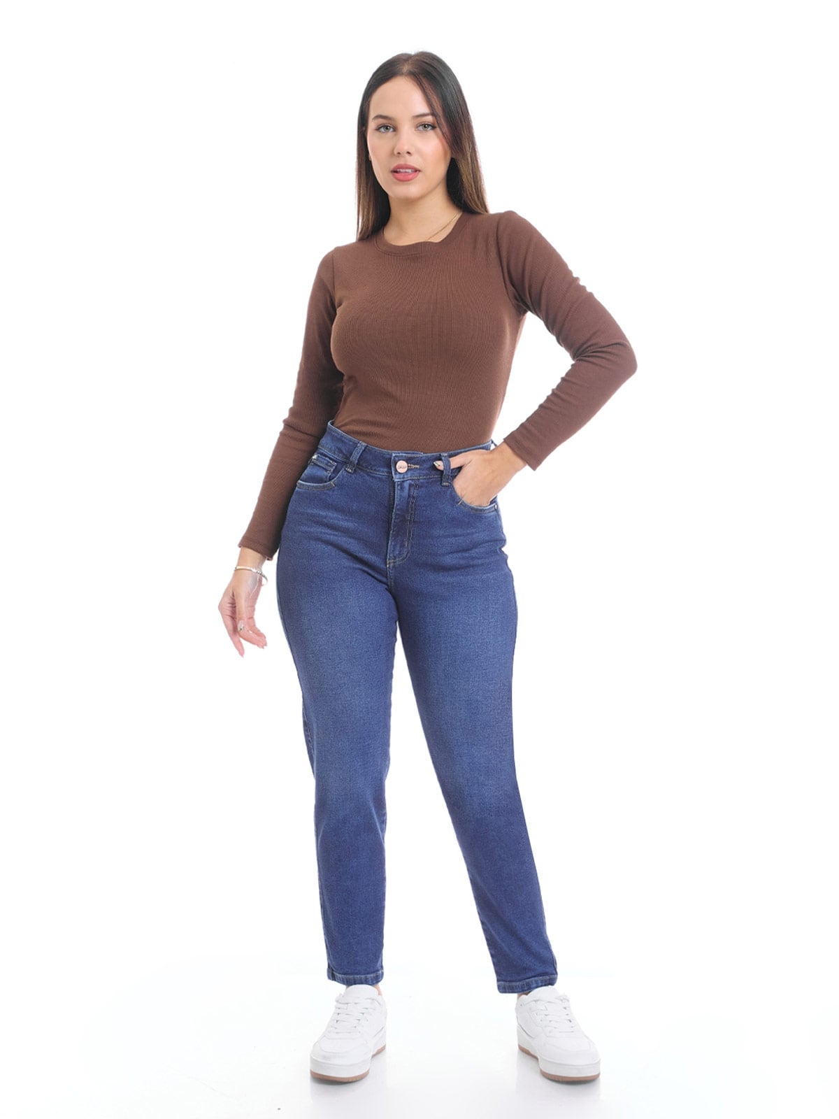 JEAN MOM MUJER METAL JEANS ALGODÓN MONICA