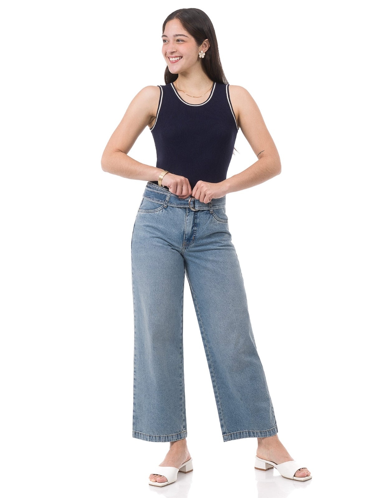 JEANS STRAIGHT MUJER PIONIER PACALA