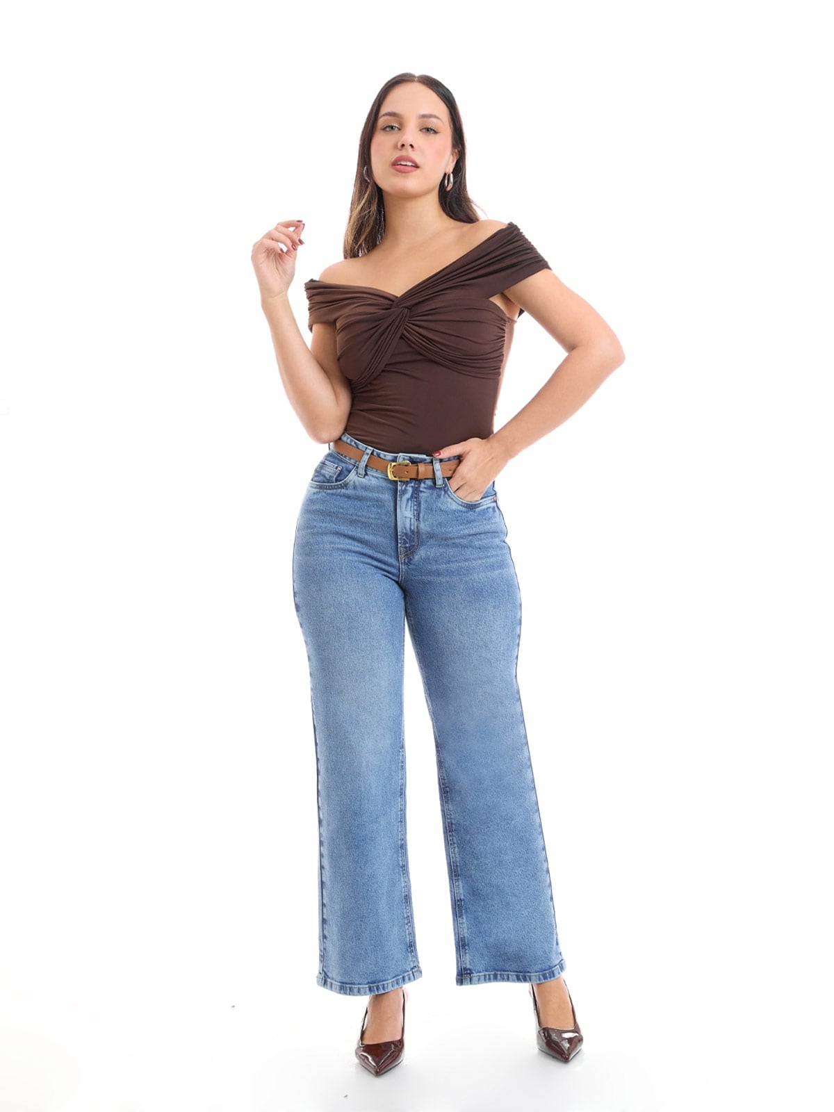 JEANS STRAIGHT CROPPED JEANS MUJER METAL JEANS PALMEIRA