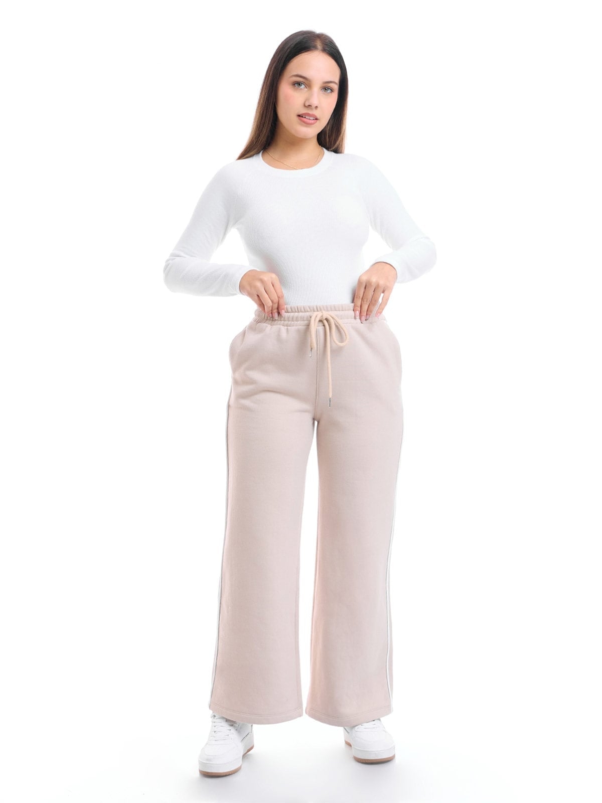 PANTALÓN DE BUZO STRAIGHT FIT MUJER METAL JEANS FRANCIA