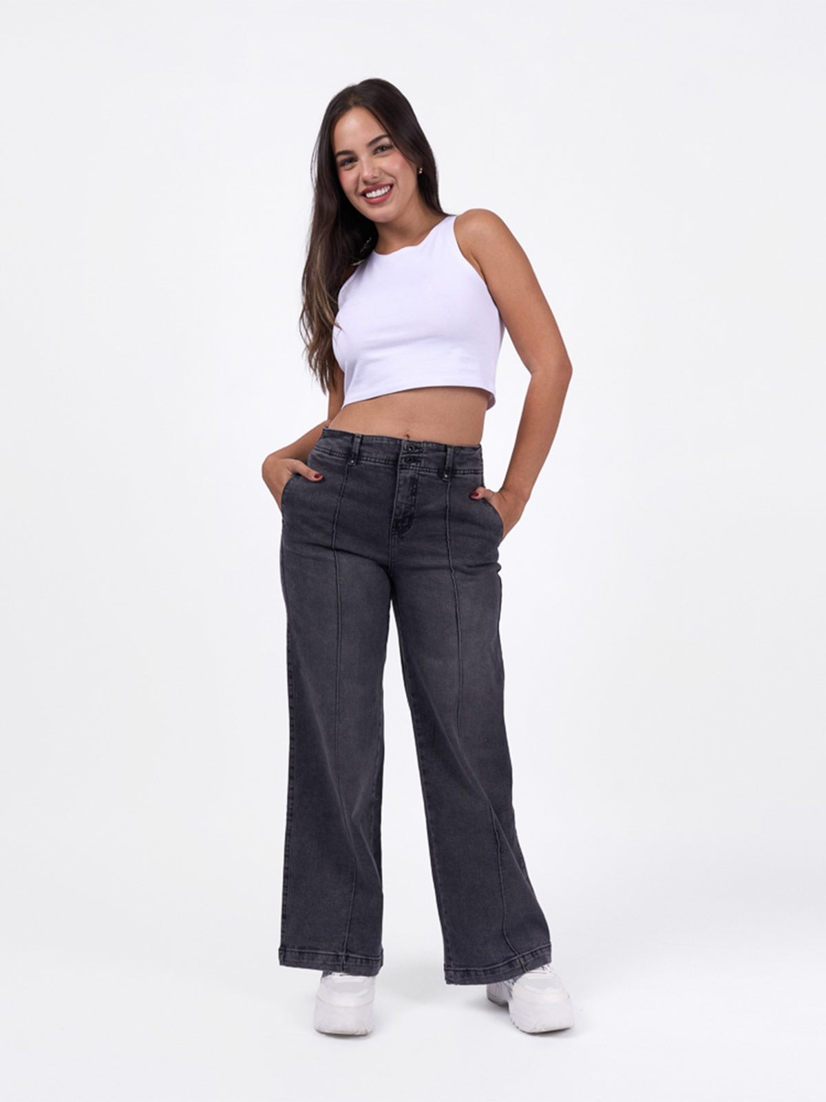 JEANS WIDELEG MUJER BRONCO DIANNA