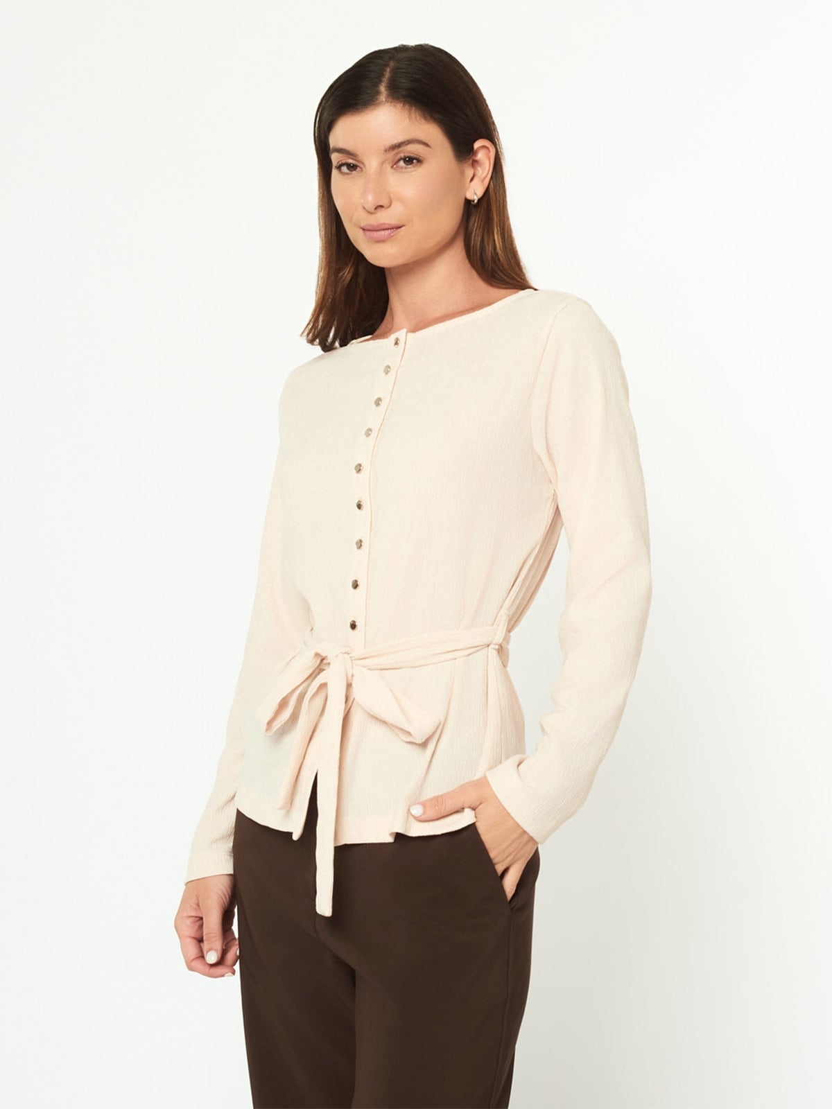 POLO MANGA CORTA MUJER MENTHA Y CHOCOLATE