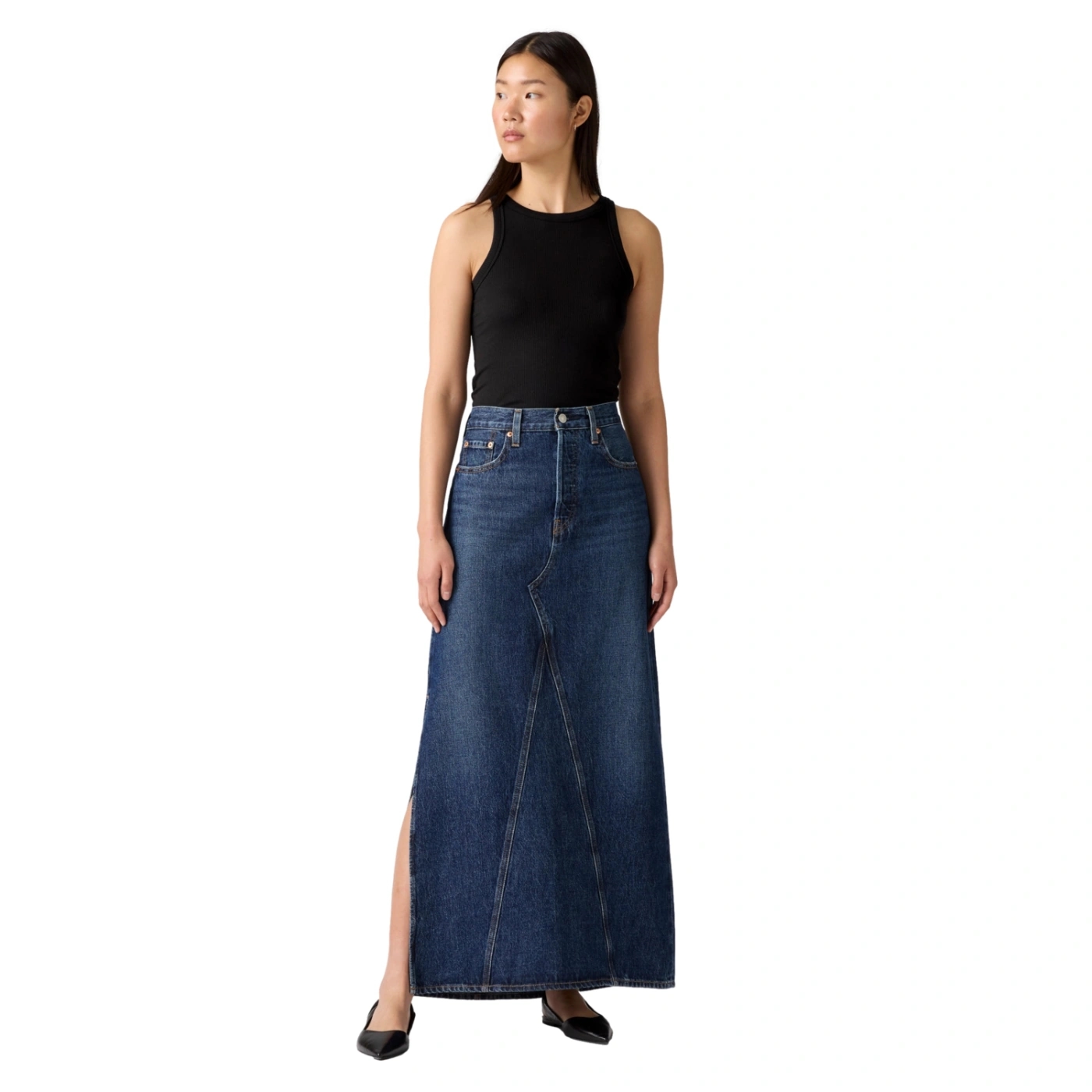 FALDA ALGODÓN MUJER LEVI'S ICONIC LONG SKIRT ALWAYS USUALLY