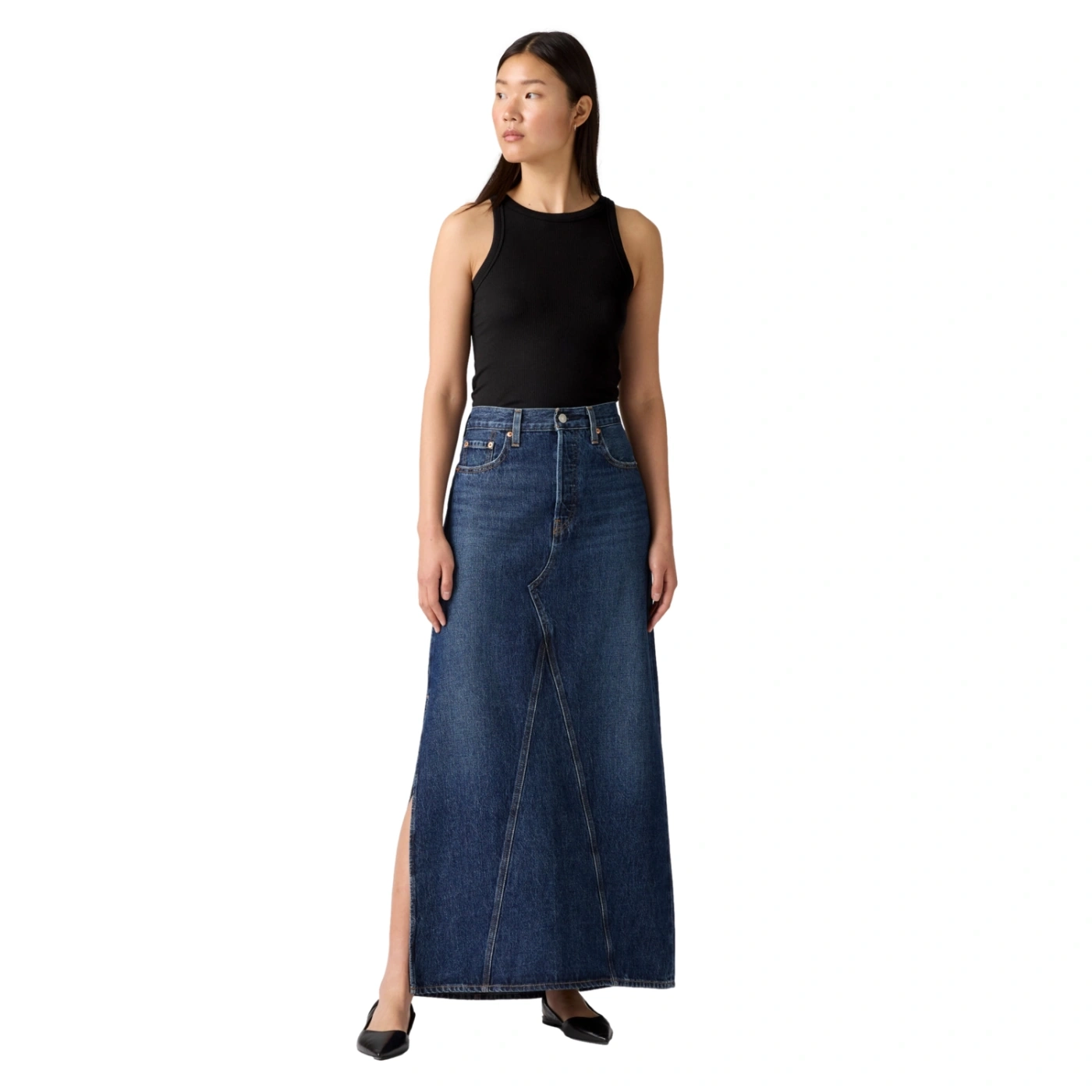 FALDA ALGODÓN MUJER LEVI'S ICONIC LONG SKIRT ALWAYS USUALLY