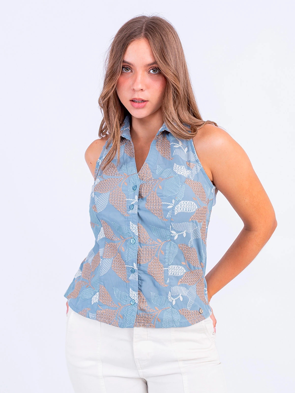 BLUSA ALGODÓN MUJER SODA BLUES
