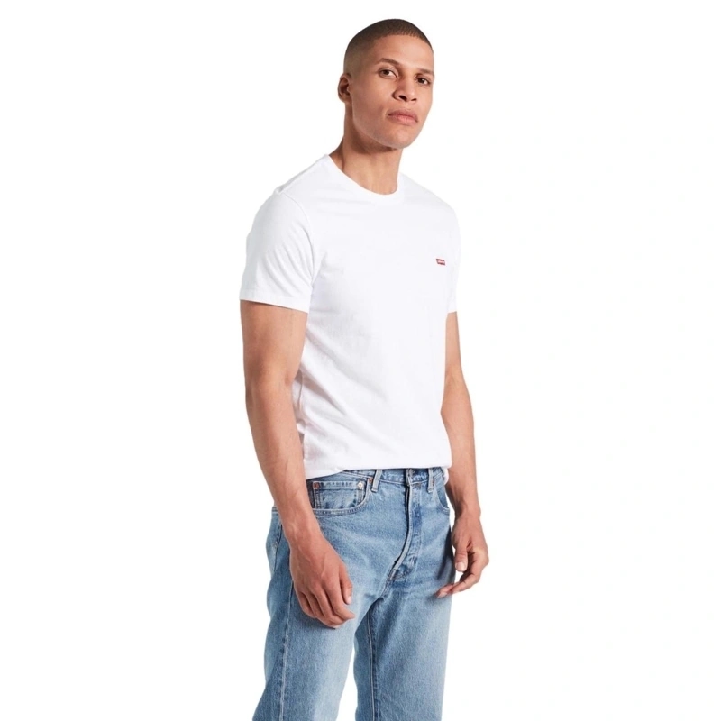 POLO MANGA CORTA ALGODÓN HOMBRE LEVI'S BLANCO SS ORIGINAL HM TEE