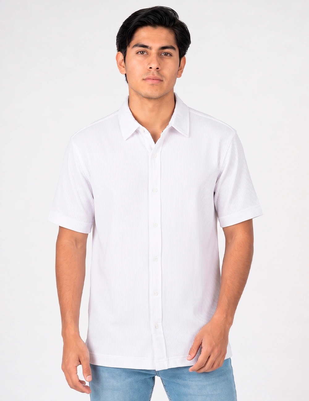 CAMISA MANGA CORTA ALGODÓN HOMBRE WOALLANCE ALEXIS