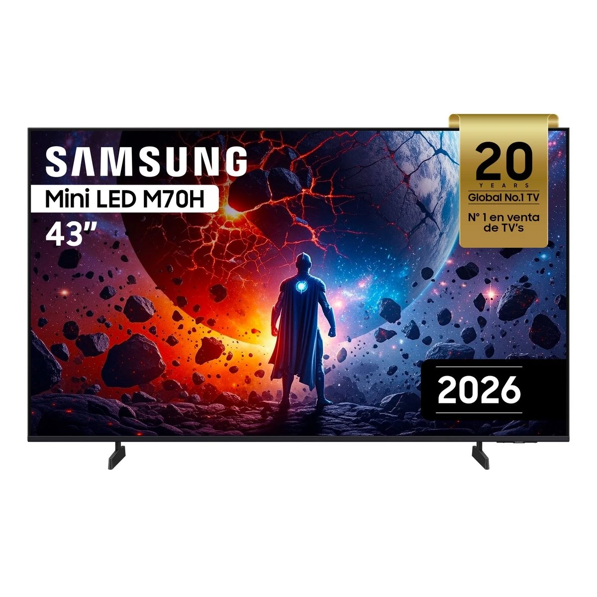TELEVISOR SMART TV SAMSUNG 4K ACTIVE HDR 43” UN43M70HAGXPE