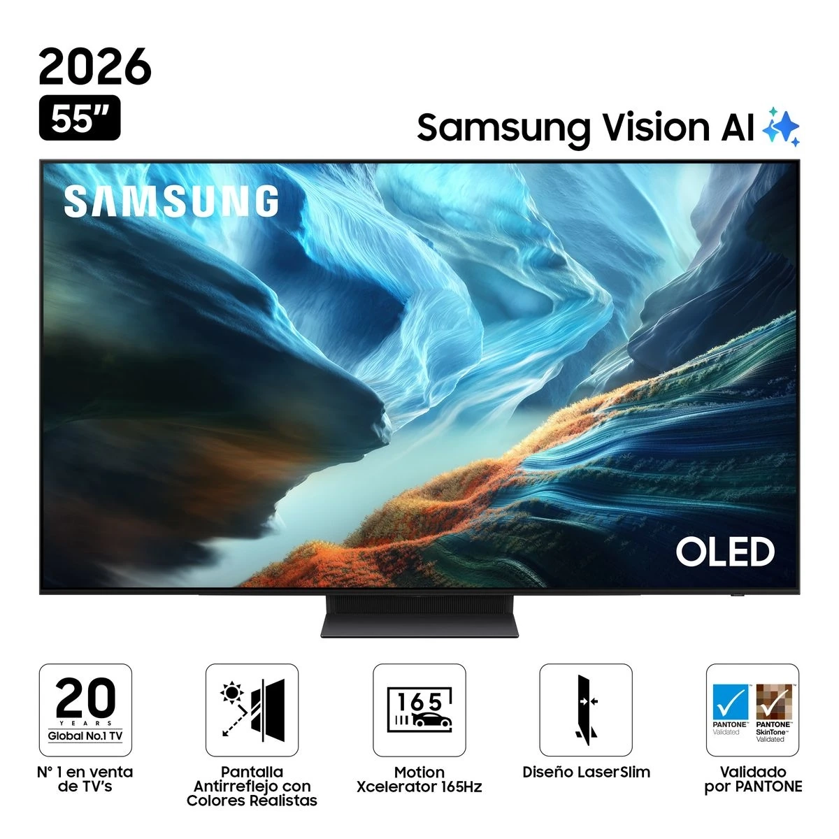 TELEVISOR SMART TV SAMSUNG 4K ACTIVE HDR 55'' OLED S90H VISION AI SMART TV (2026)