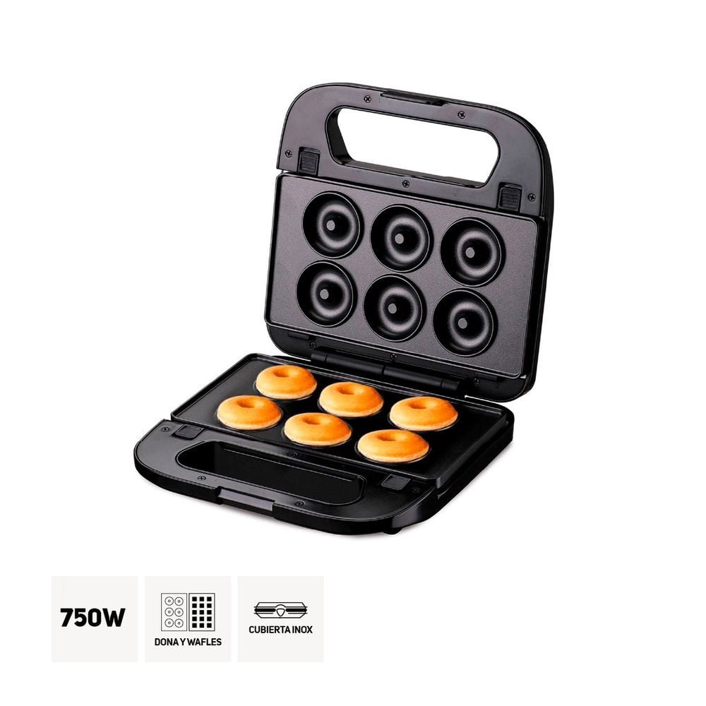 WAFLERA TAURUS PE9681800A MAQUINA ELÉCTRICA DONAS WAFLES DOFLES2EN1