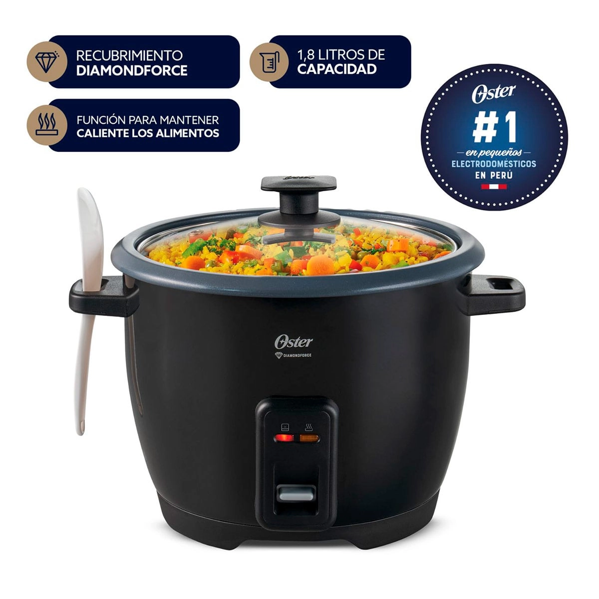 OLLA ARROCERA OSTER 1.8 LT CKSTRCB10DFBLK