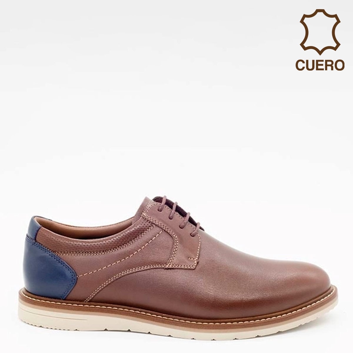ZAPATOS HOMBRE DAUSS URBANAS MARRÓN 1503A CUERO
