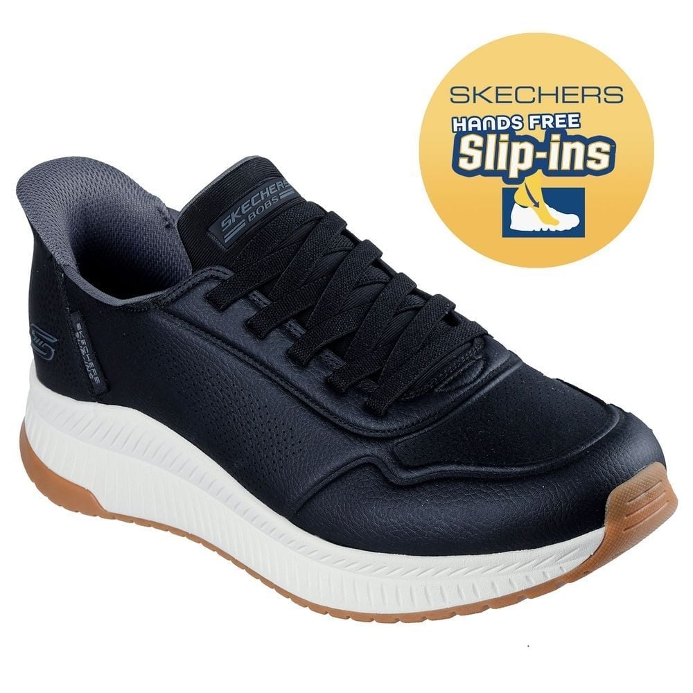 ZAPATILLAS HOMBRE SKECHERS URBANAS NEGRO BOBS SQUAD 4