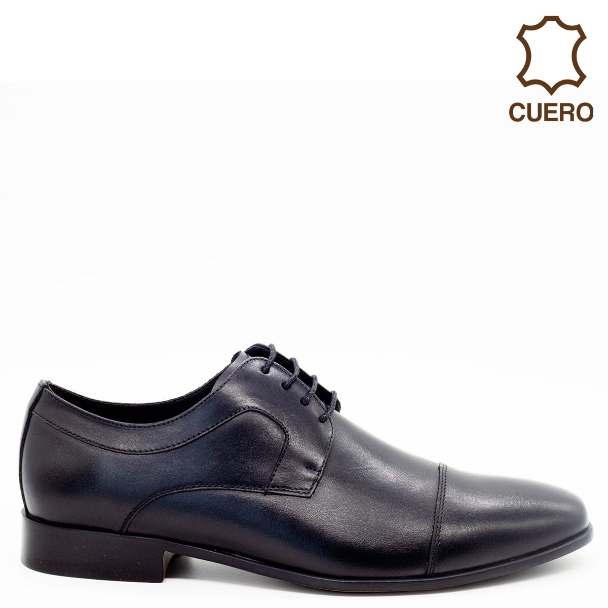 ZAPATOS DE VESTIR HOMBRE DAUSS CUERO NEGRO