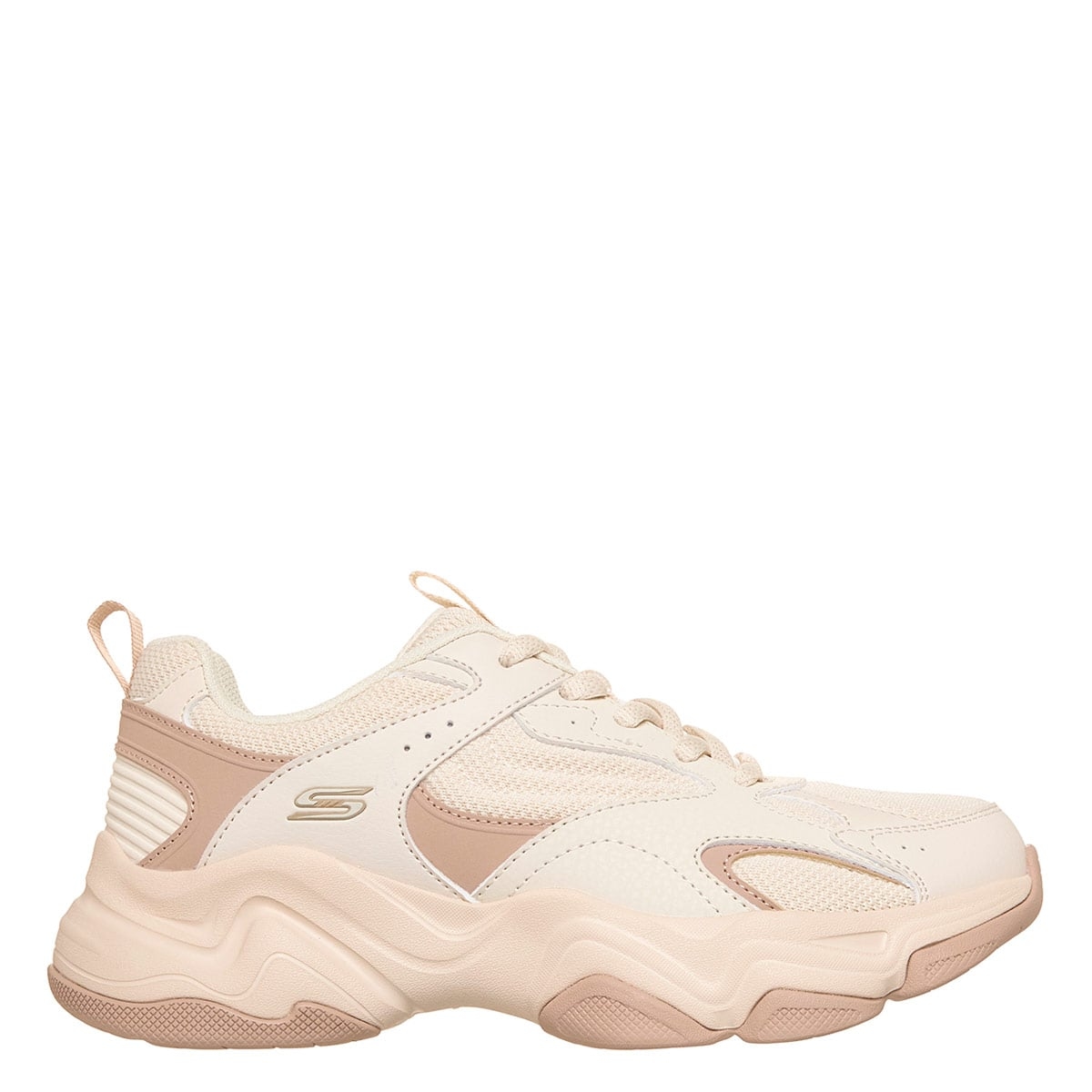 ZAPATILLAS MUJER SKECHERS URBANAS CREMA BOBS SPORT DIEGO