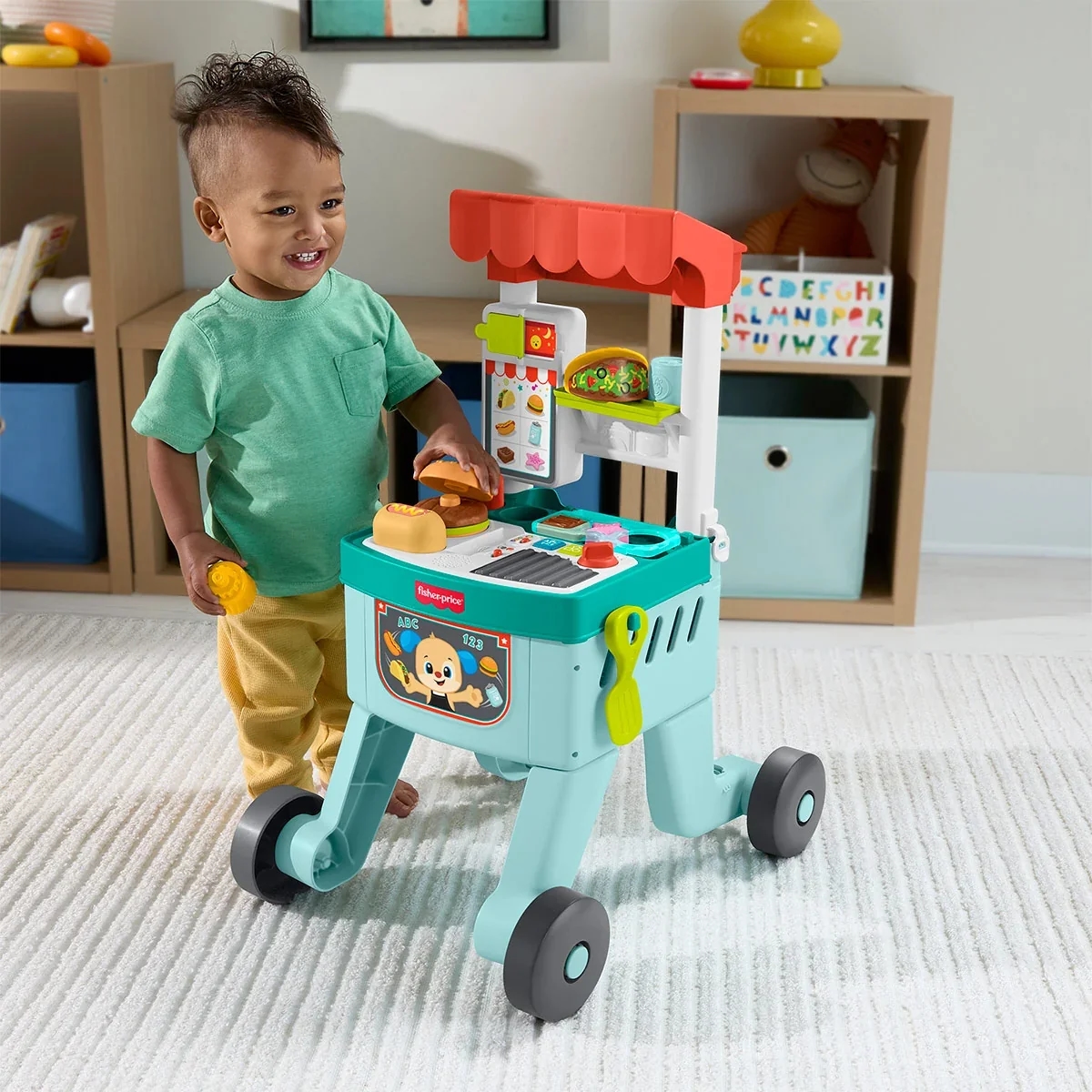 ANDADERA 4 EN 1 FISHER PRICE CARRO DE SNACKS