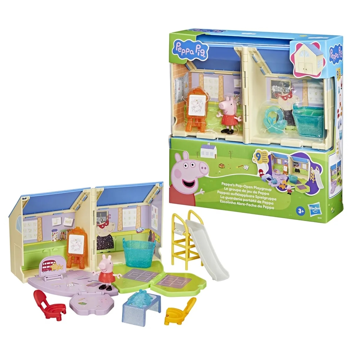 MUÑECA PEPPA PIG LA GUARDERÍA PORTÁTIL