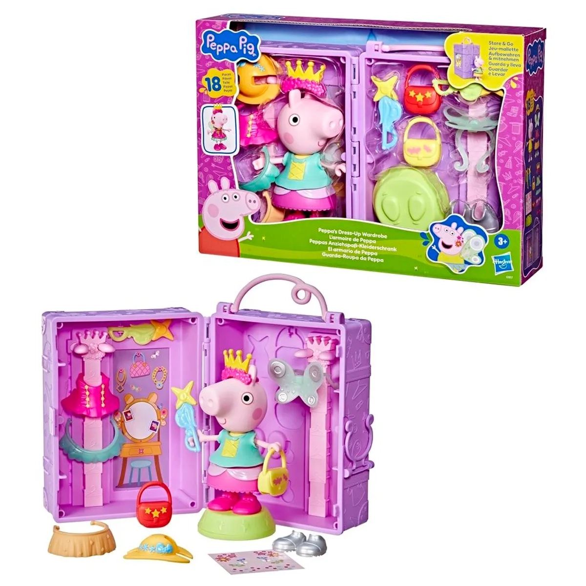 MUÑECA PEPPA PIG EL ARMARIO DE PEPPA