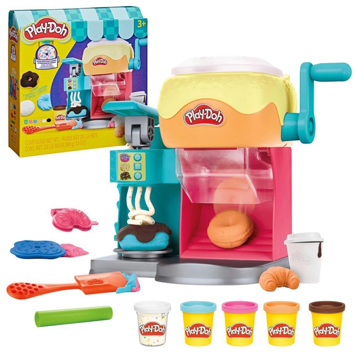 SET DE MASAS MOLDEABLES PLAY DOH MI TIENDA DE DONUTS