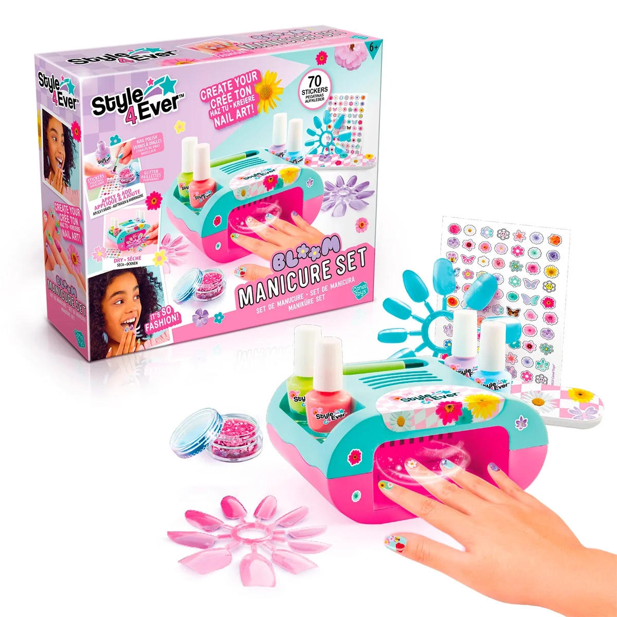 SET DE JUEGO CANAL TOYS MANICURE SET BLOOM