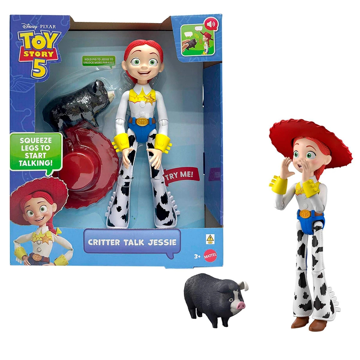 MUÑECA PIXAR JESSIE TOY STORY YEEHAA DE 12 PULGADAS
