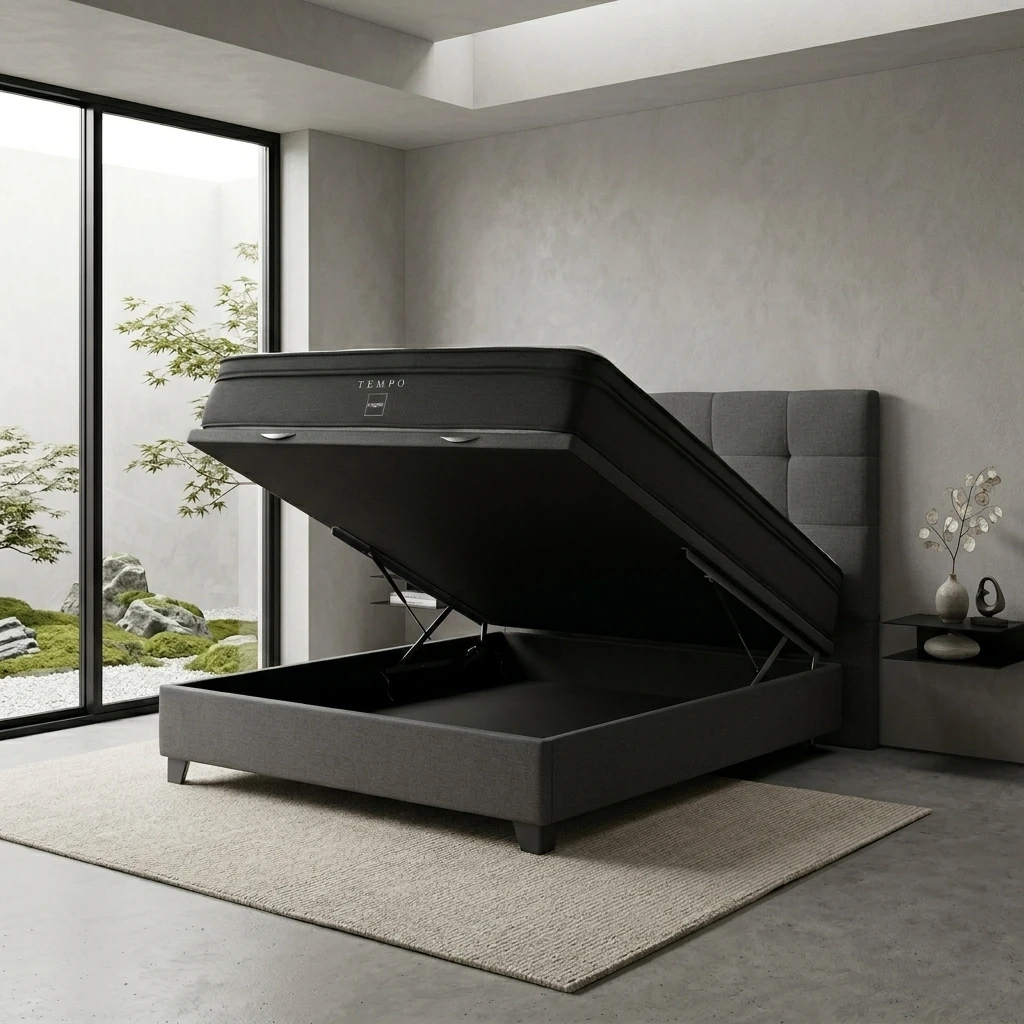 DORMITORIO BOXET ROSEN TEMPO QUEEN ISSEY GRAFITO