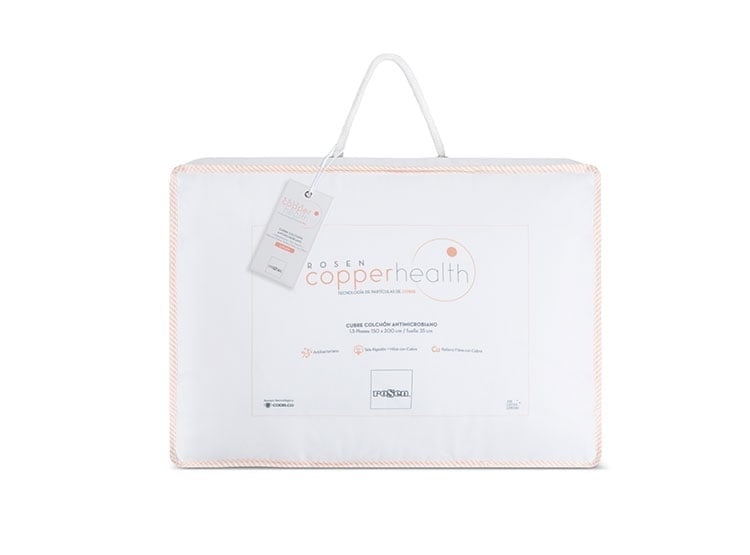 PROTECTOR DE COLCHÓN ROSEN 1.5 PLAZAS ALGODÓN COPPER HEALTH