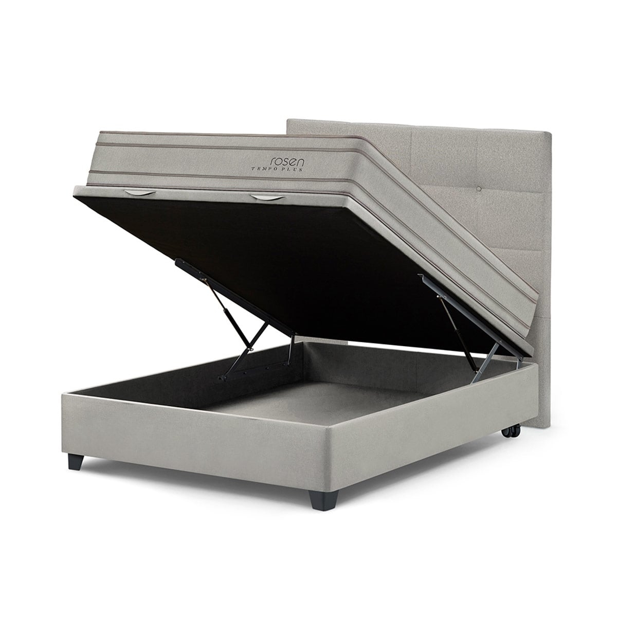 DORMITORIO BOXET ROSEN TEMPO PLUS 2 PLAZAS ISSEY NIEBLA