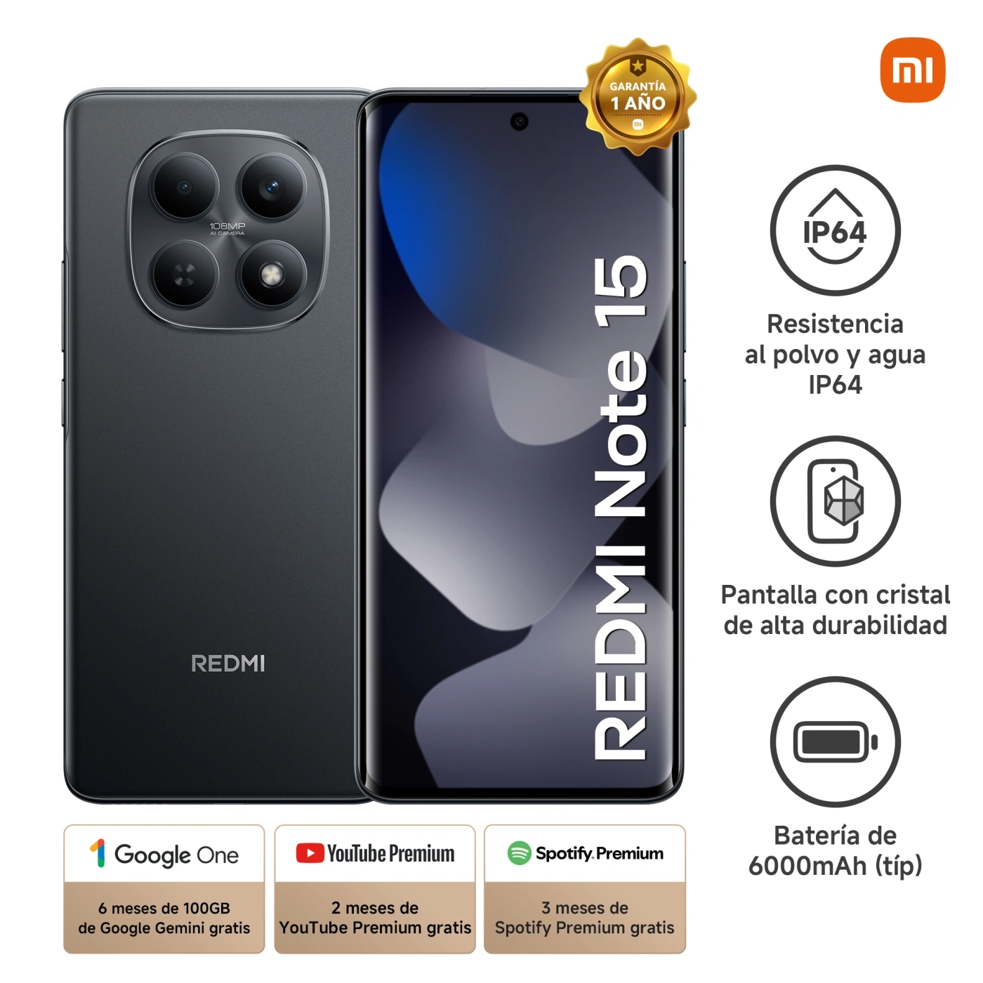 CELULAR XIAOMI REDMI NOTE 15 256 GB
