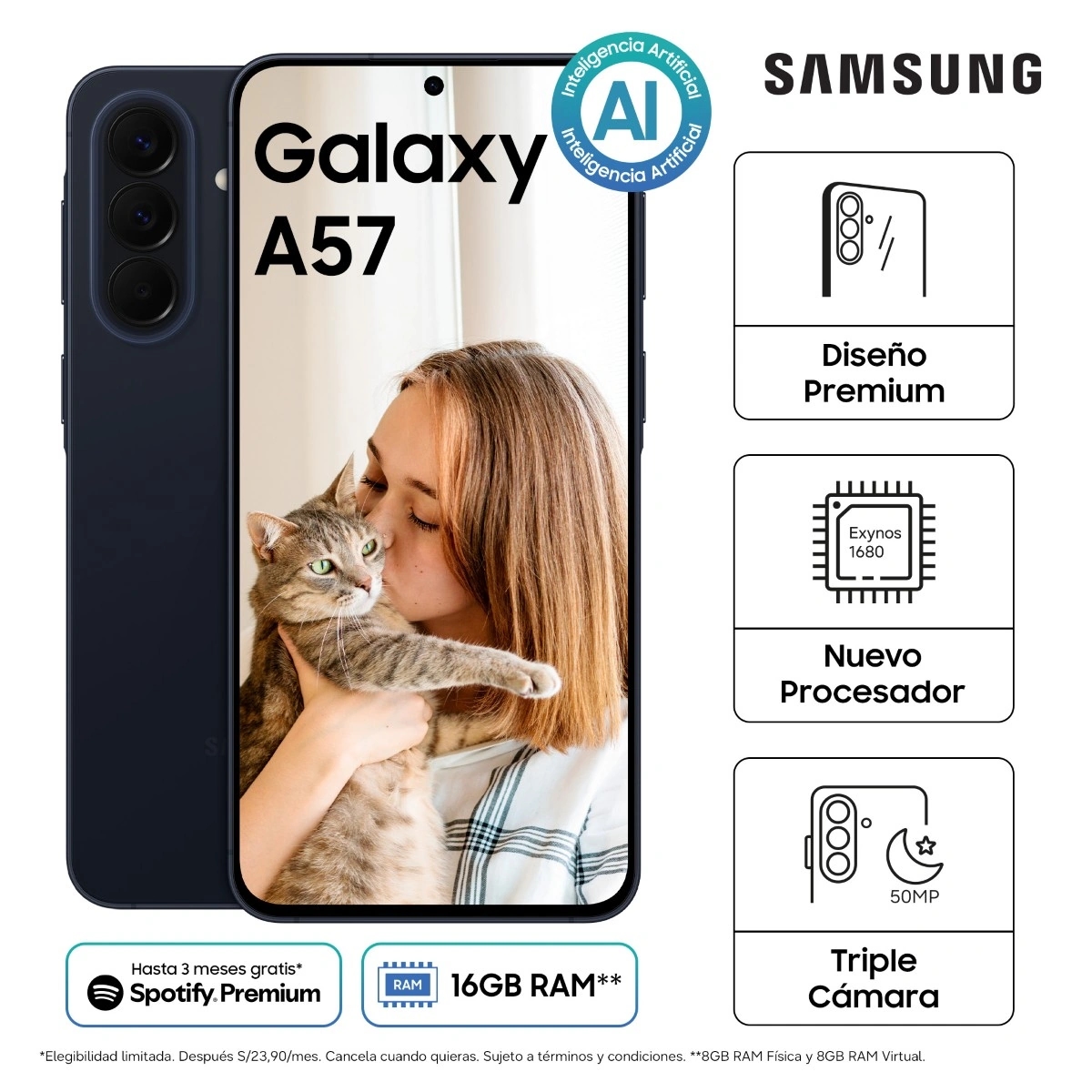 CELULAR SAMSUNG GALAXY A57 5G 256GB