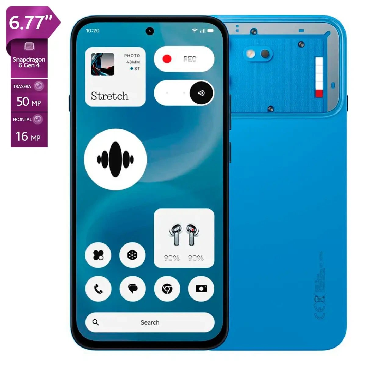 CELULAR NOTHING 4B 128GB + 8 GB BLUE