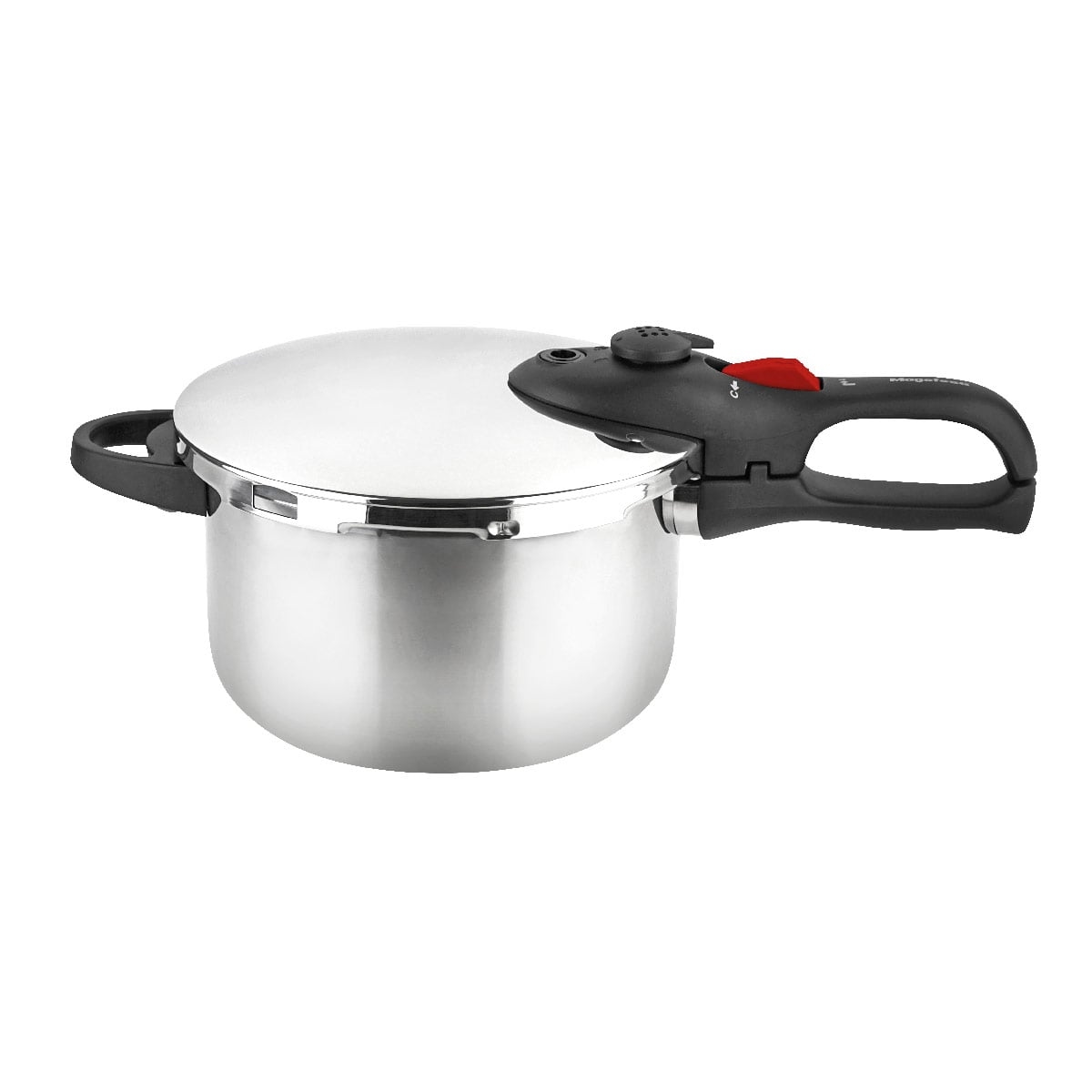OLLA A PRESION MEGAFESA DURINOX 5L ACERO INOXIDABLE PLATEADO