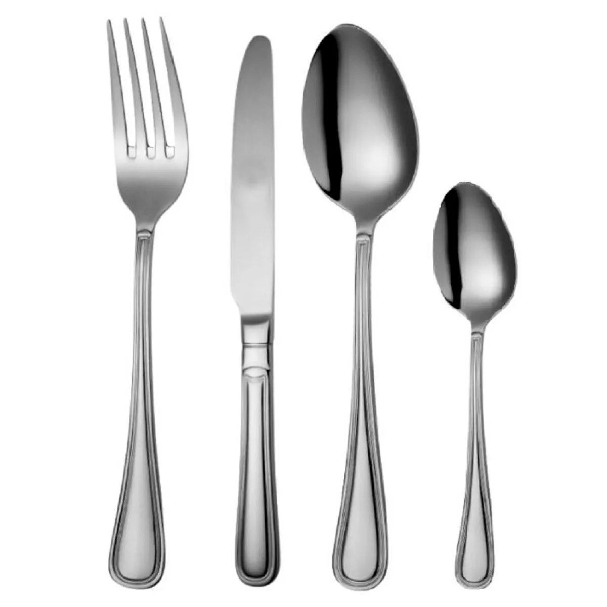 SET CUBIERTOS FERRAND PREMIUM ACERO INOX 4 PUESTAS 16 PIEZAS