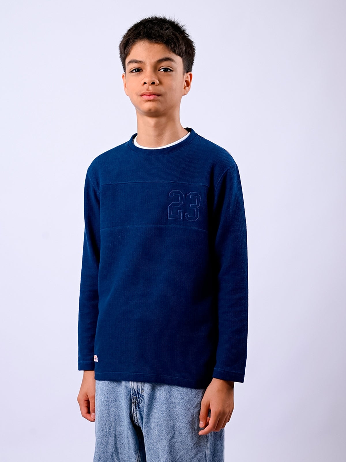 POLO MANGA LARGA NIÑO WOALLANCE GIBSON