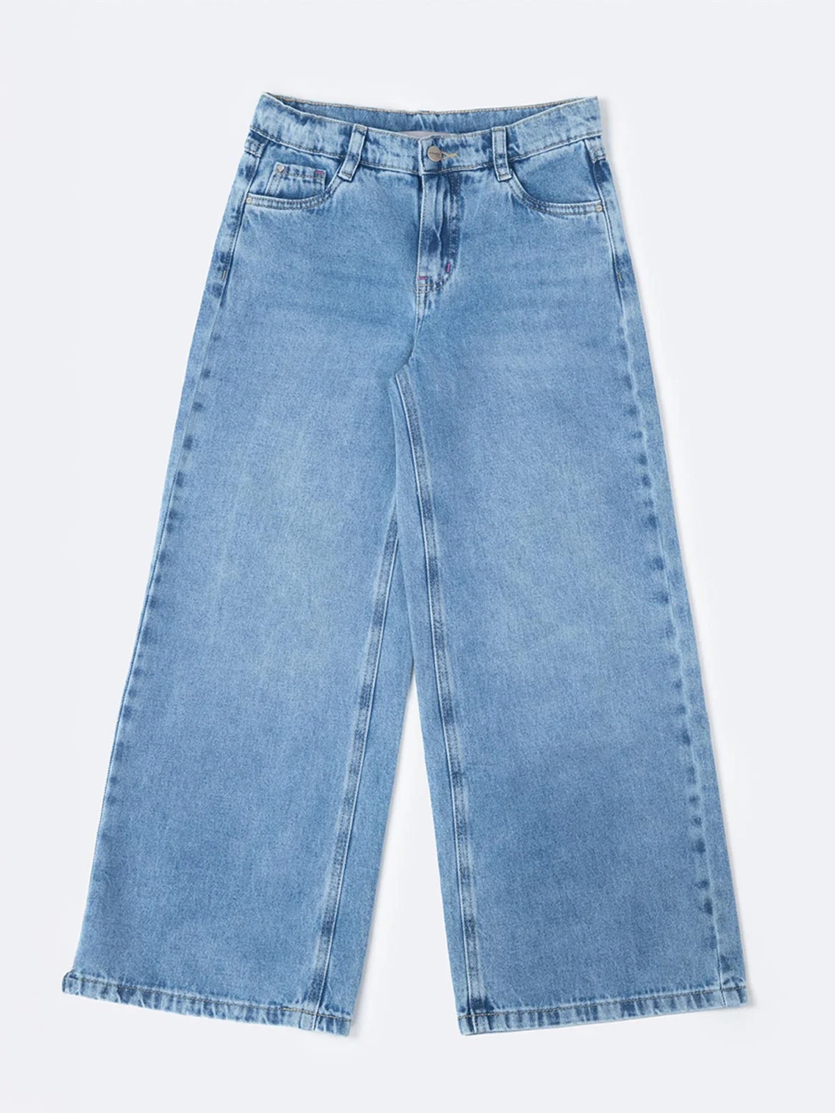 JEAN WIDE LEG NIÑA PIONIER YLDA-RIGIDO